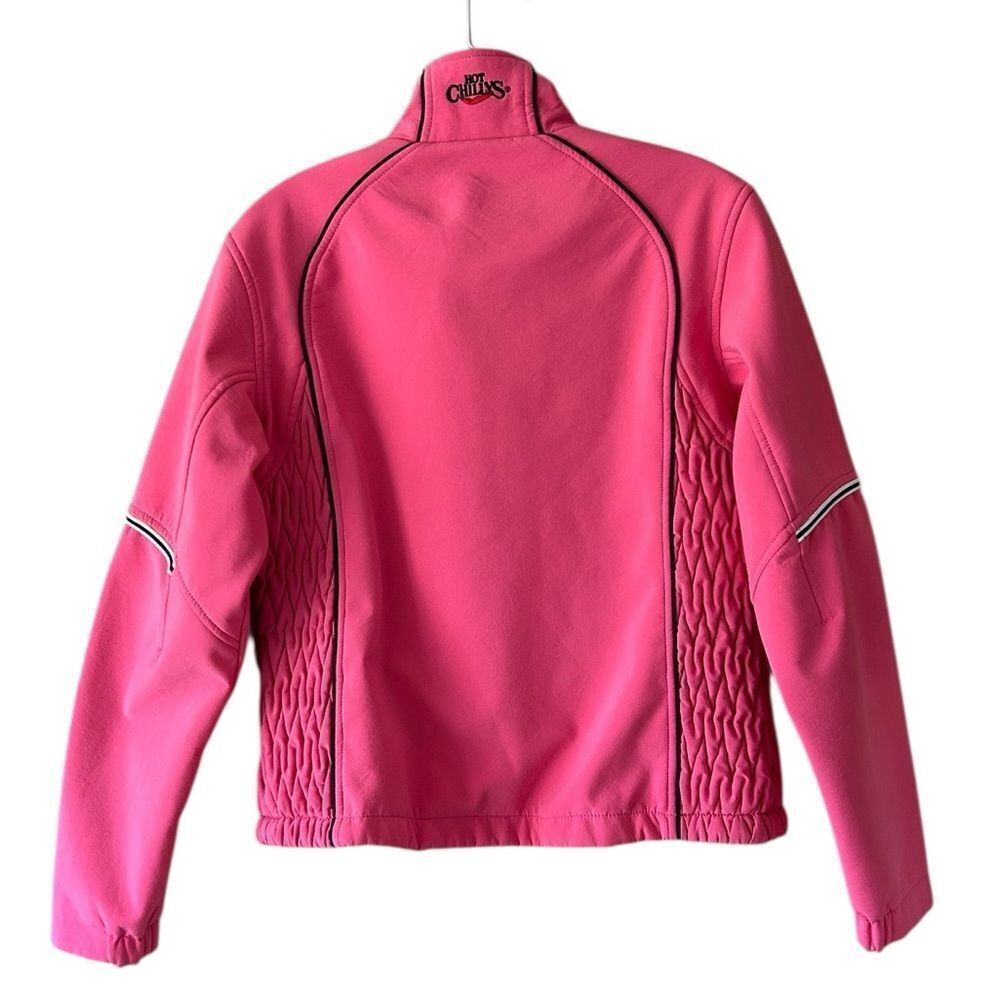 Hot Chillys Pink Soft Shell Zip-Up Jacket - Picture 6 of 6